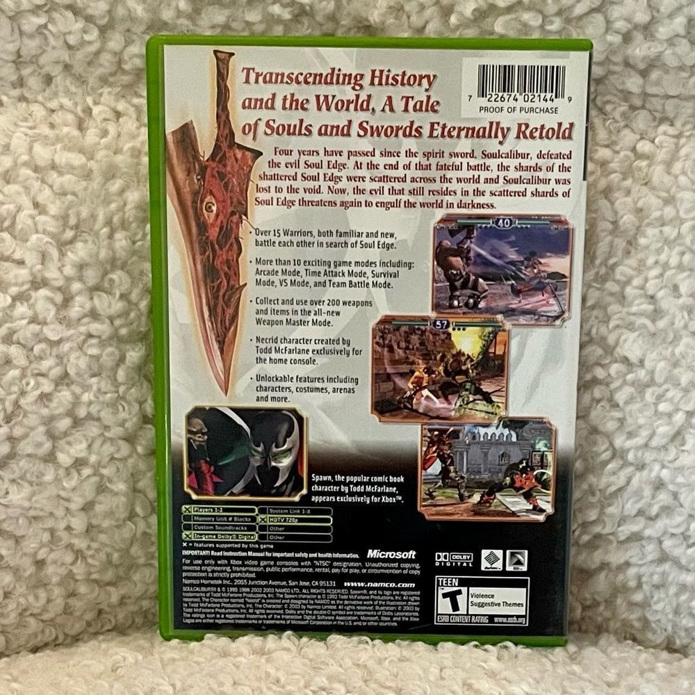 XBOX Soul Calibur 2 Video Game - Picture 2 of 3